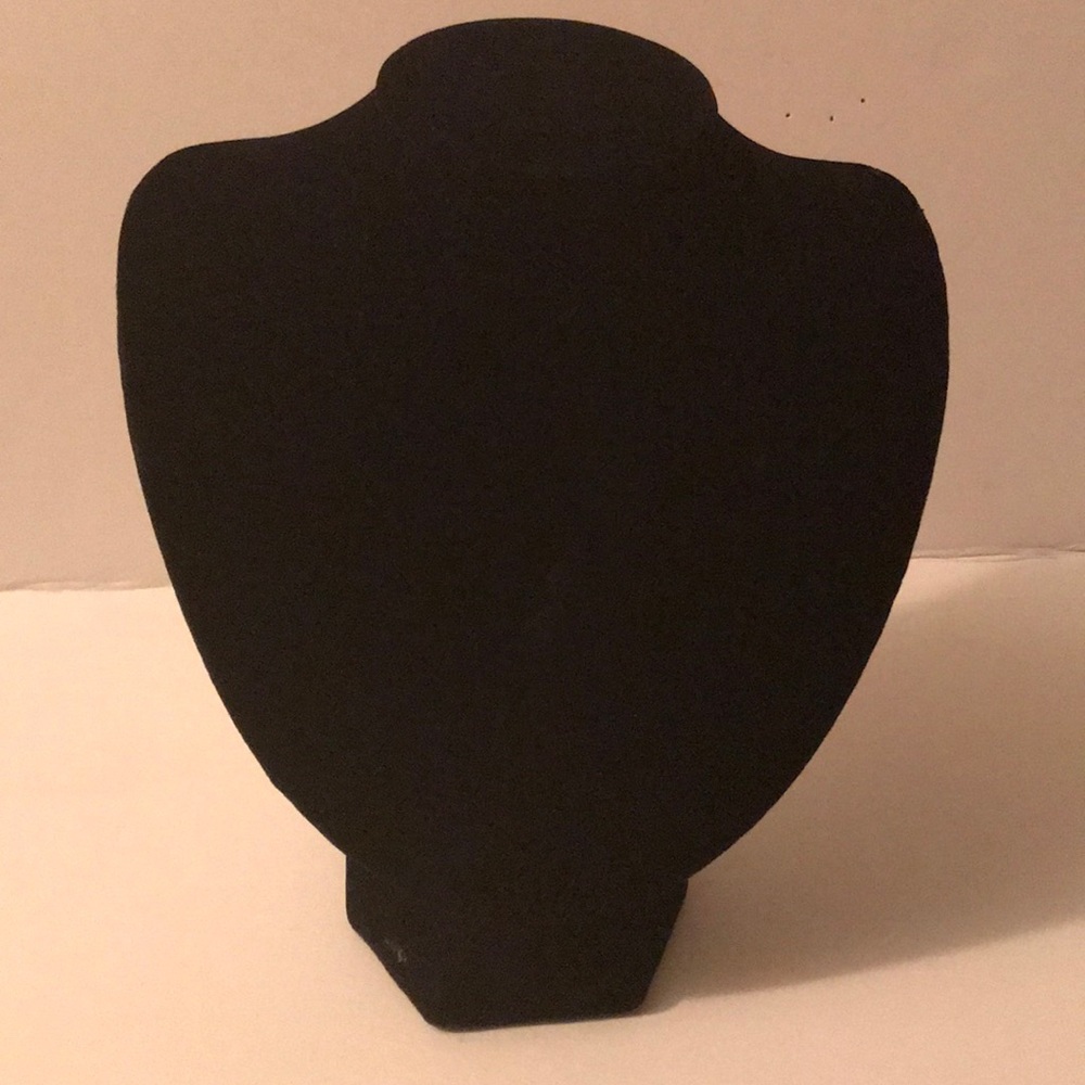 Black Velvet Necklace Display H 9" L 8"